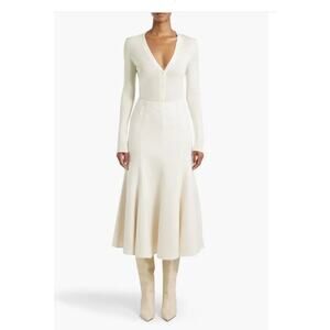 Gabriela Hearst Tori Cashmere Silk Cardigan Sweater in Ivory XS